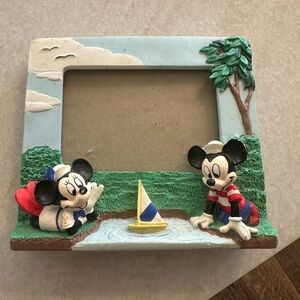 Disney Blue and Green Mickey Mouse Picture Frame